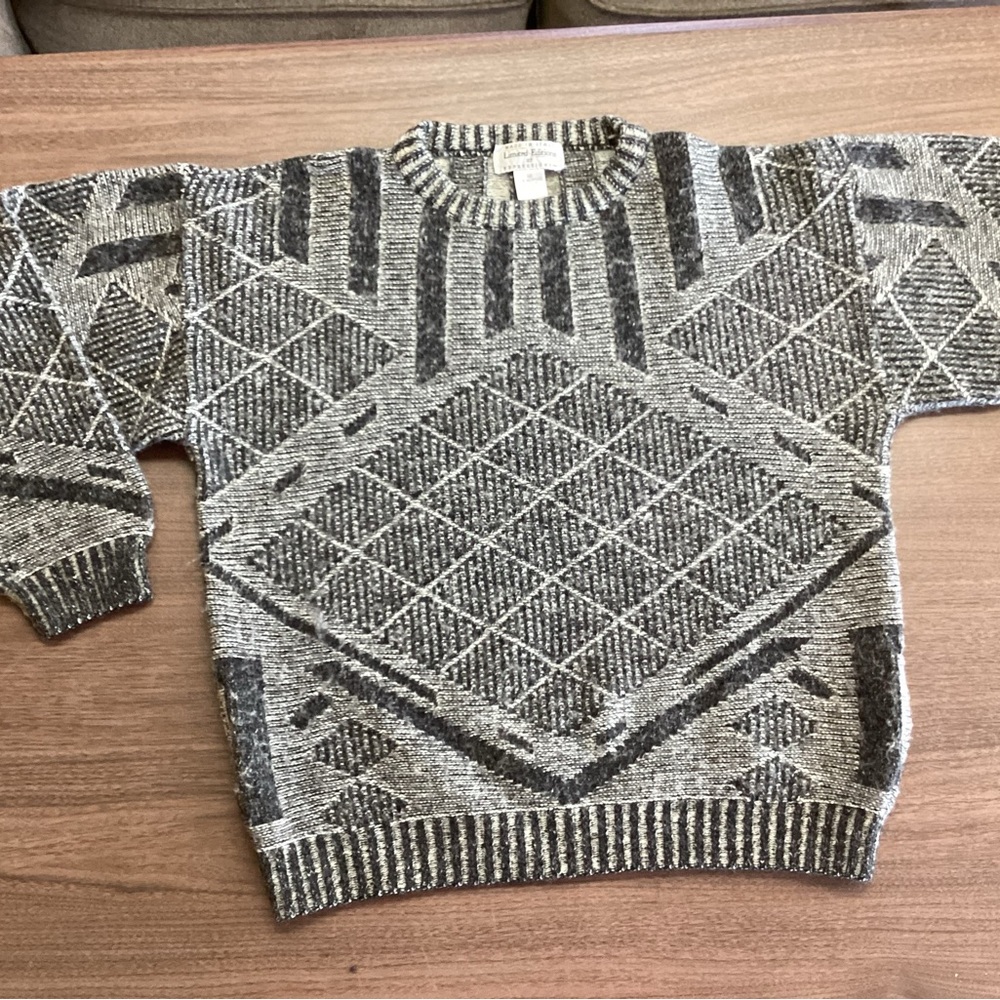 Vintage Geometric Sweater